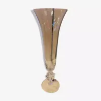 Vase col tulipe en cristal de sevres original