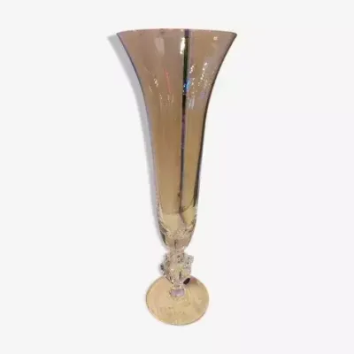 Vase col d tulipe en cristal de sévres